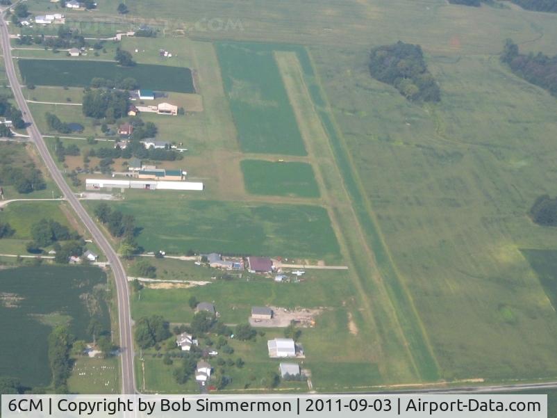 Chapman Memorial Field Airport (6CM) - Looking west