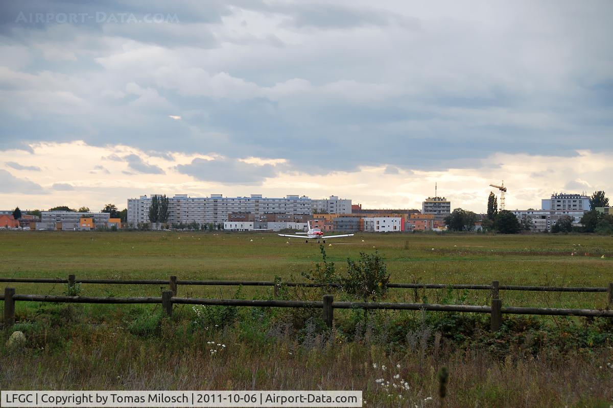 Strasbourg Neuhof Airport, Strasbourg France (LFGC) - F-GKUD just landed.