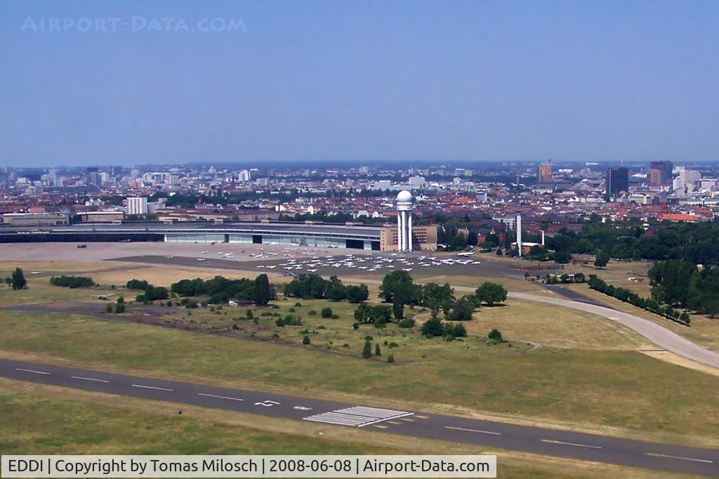 Tempelhof International Airport (closed), Berlin Germany (EDDI) - Flight THF–BRU, some weeks before this old airport closed down.
