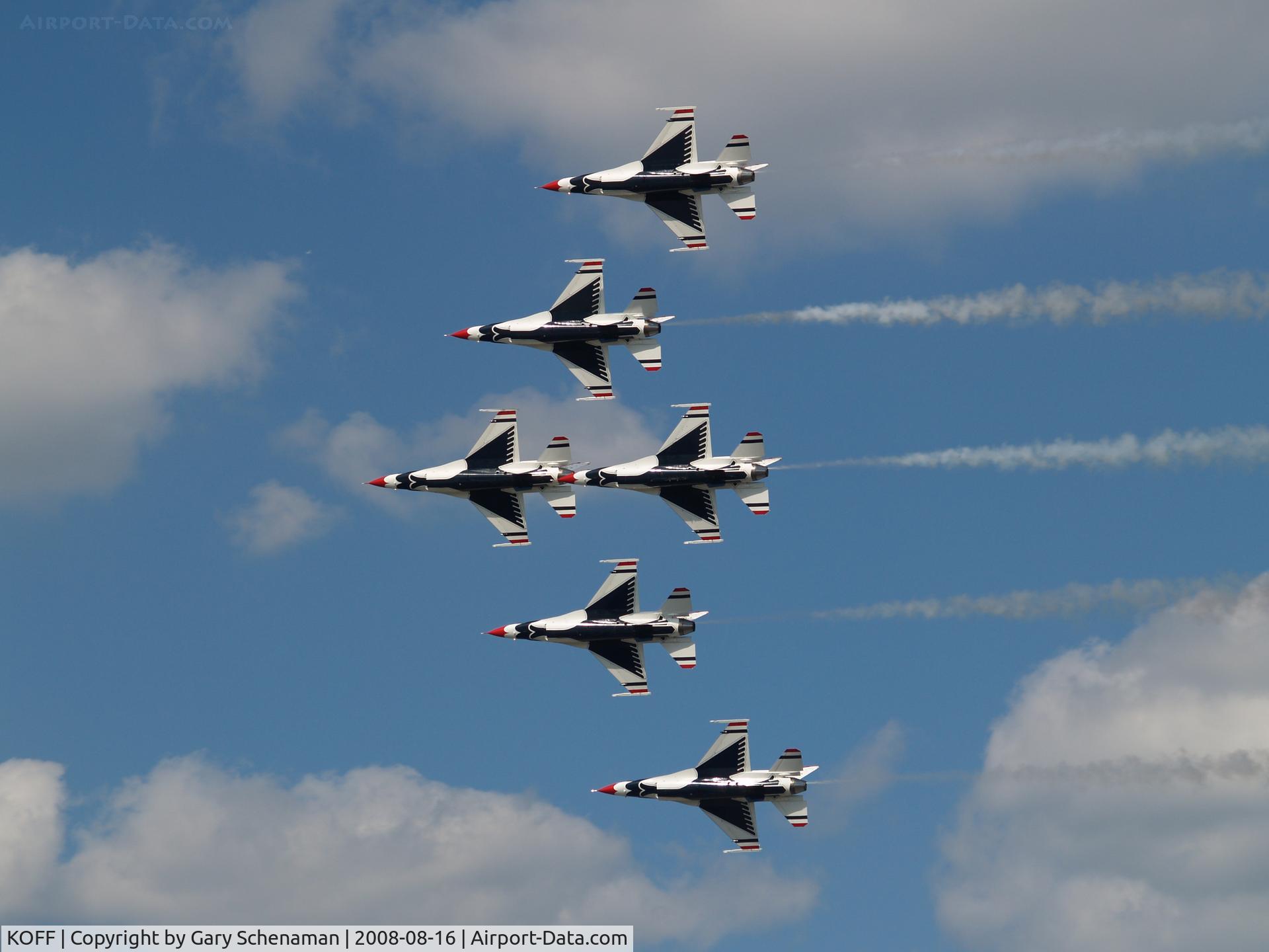 Offutt Afb Airport (OFF) - Thunder Birds at Offutt Airshow 2008