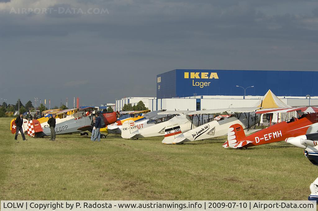 LOLW Airport - Overview Bücker Treffen 2009 at Wels