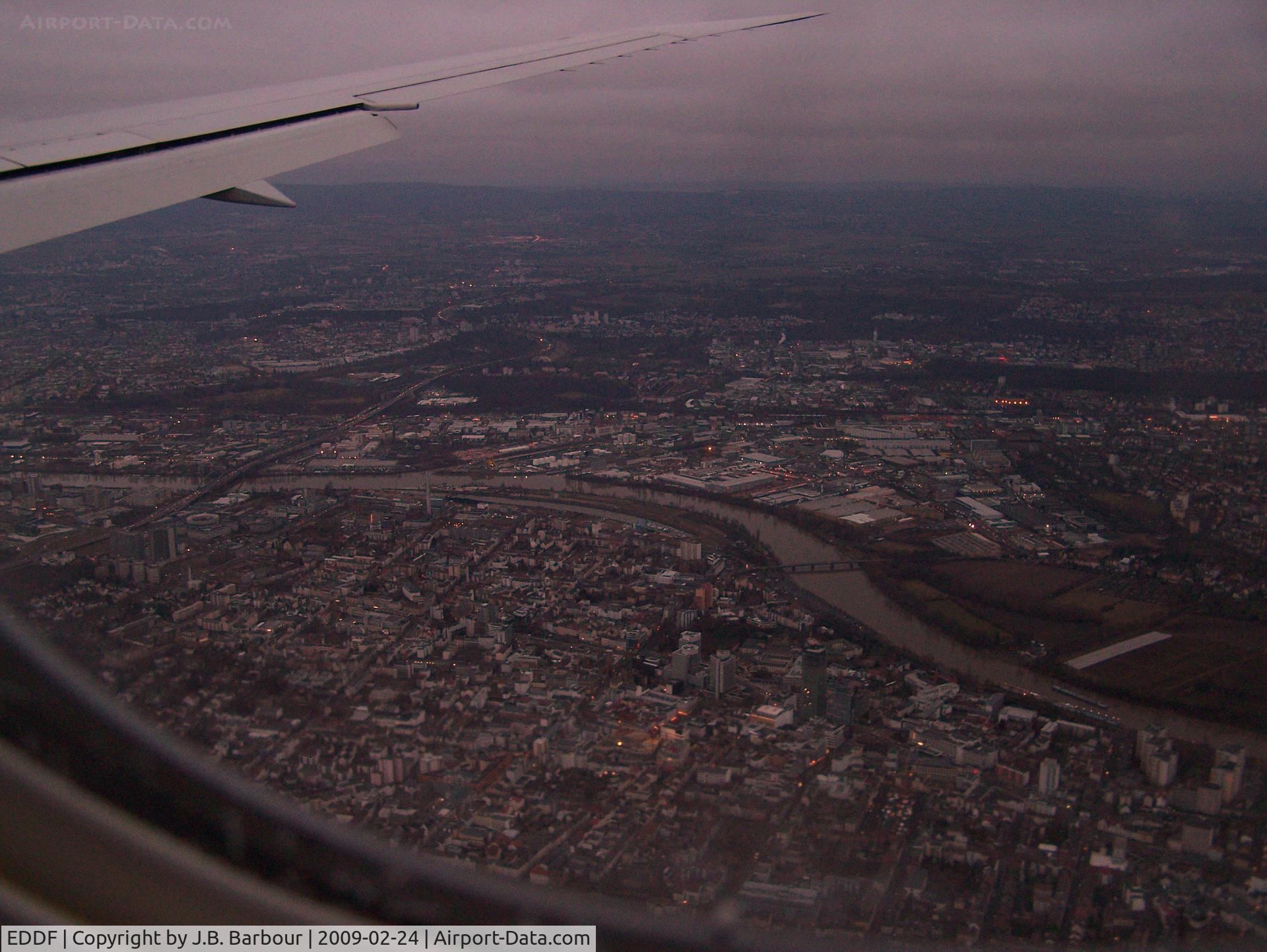 Frankfurt International Airport, Frankfurt am Main Germany (EDDF) - Window seat of a B767-400, coming into Frankfurt, Germany (EDDF)