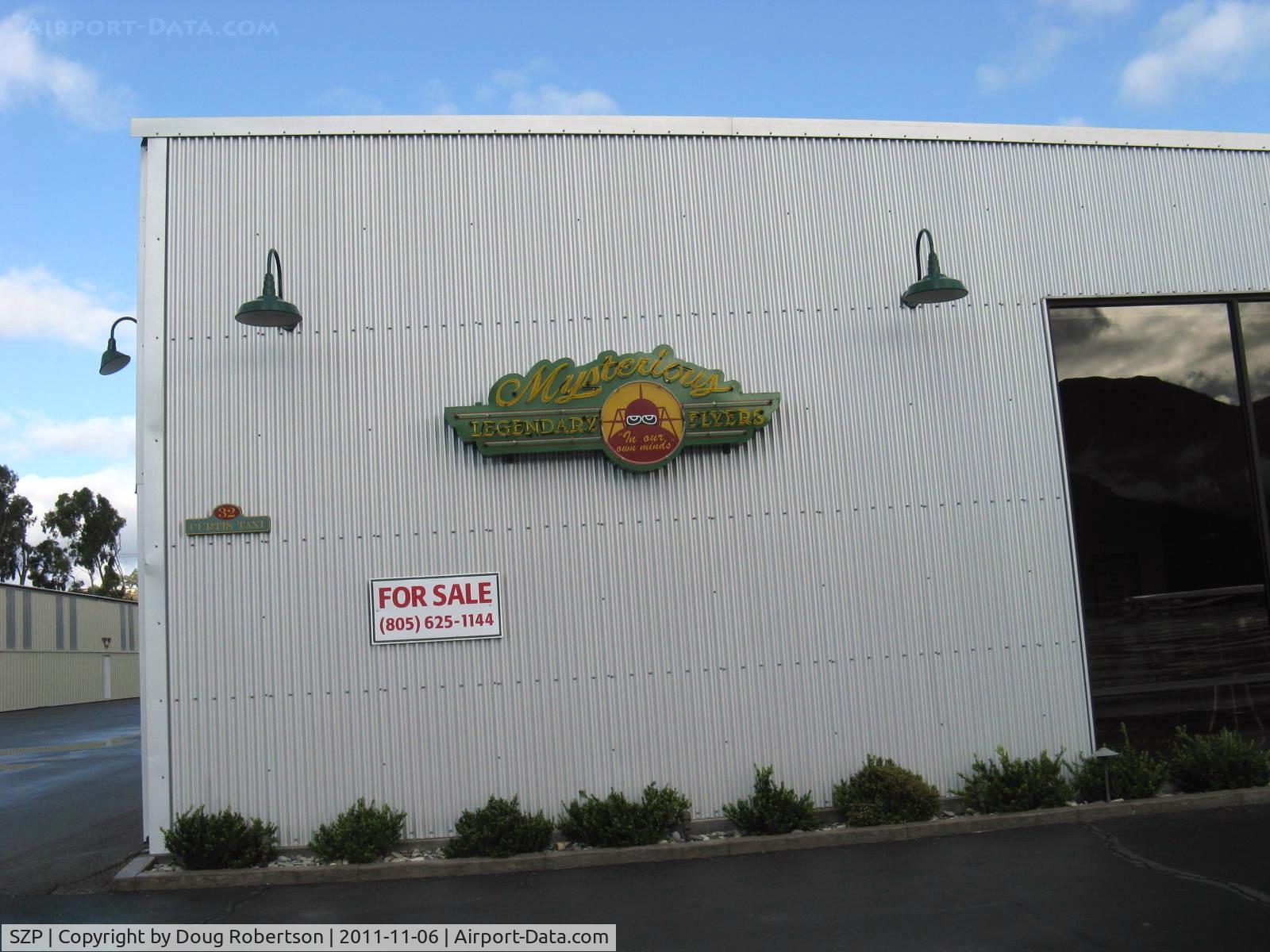 Santa Paula Airport (SZP) - Very deluxe large Hangar FOR SALE, many furnished amenities, near fuel dock