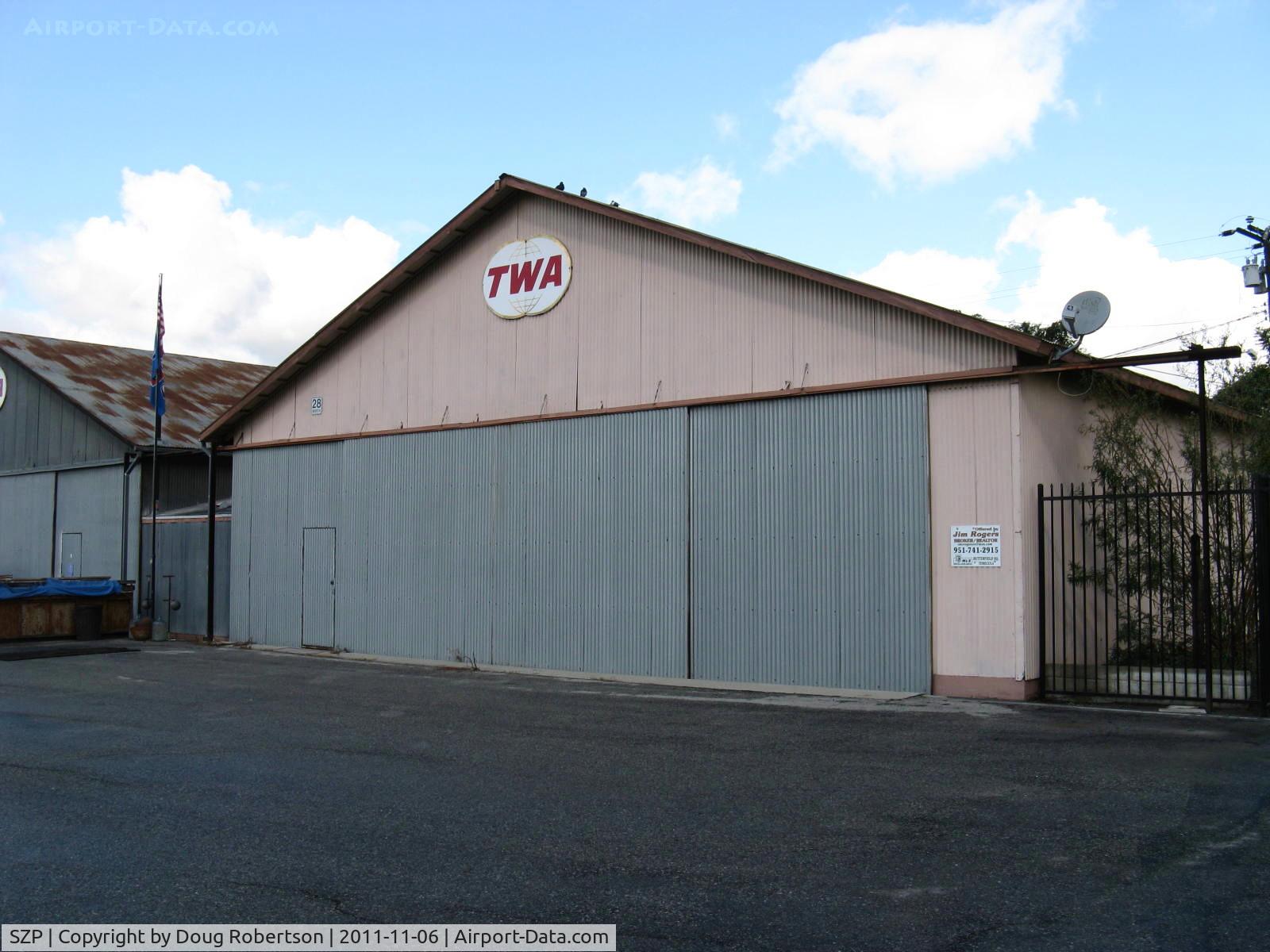 Santa Paula Airport (SZP) - Large Hangar FOR SALE, near Rwy 22 runup area