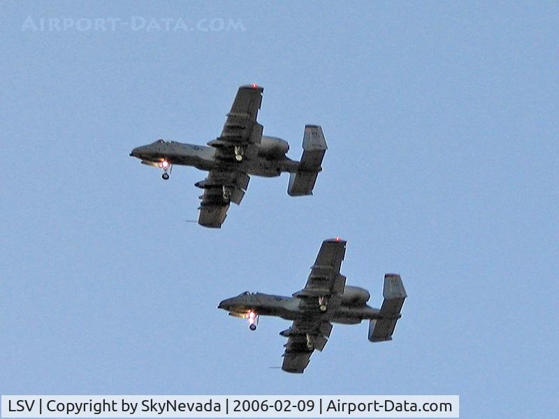 Nellis Afb Airport (LSV) - A-10 Thunderbolt II - Warthog / Fairchild