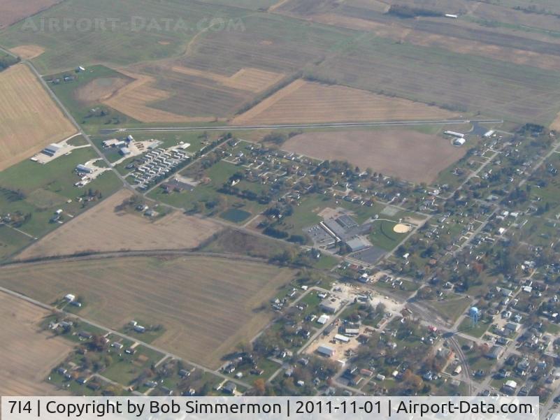 Orleans Airport (7I4) - Looking SE from 4500'