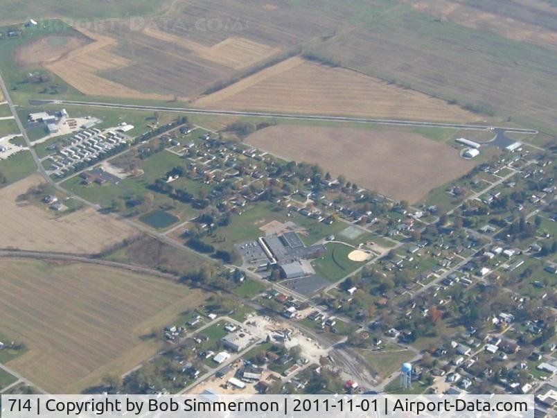 Orleans Airport (7I4) - Looking SE from 4500'