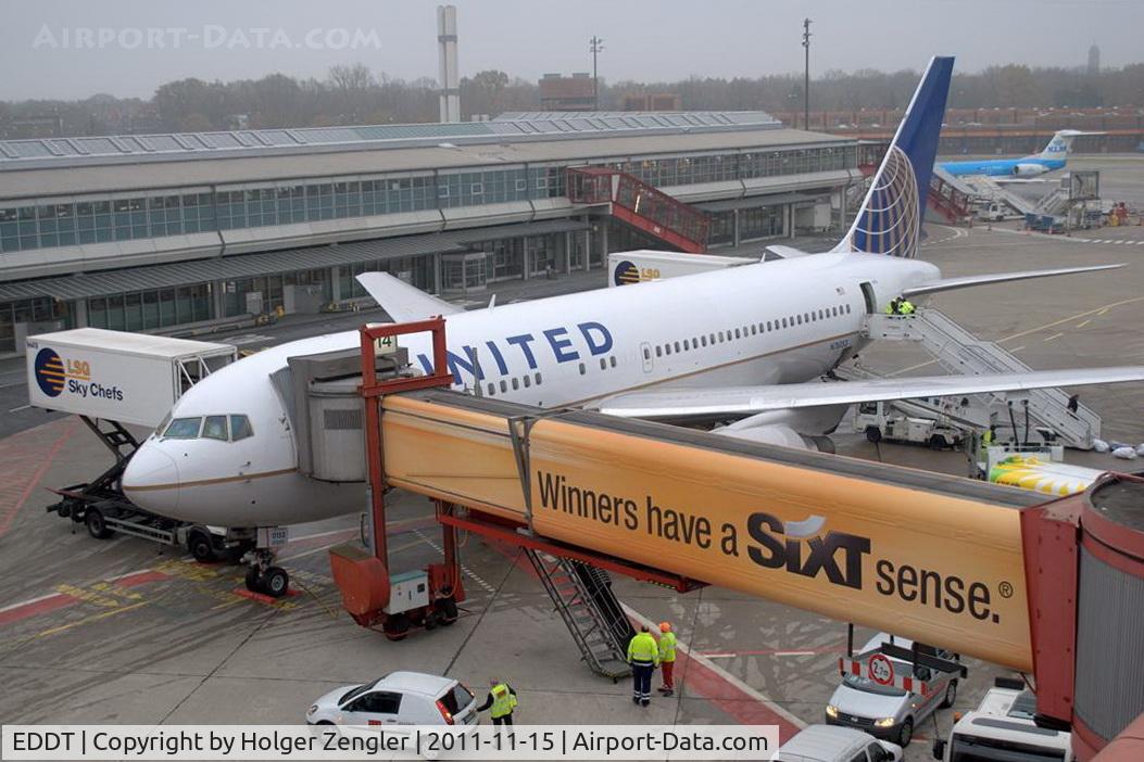 Tegel International Airport (closing in 2011), Berlin Germany (EDDT) - Business as usual at gate 14......