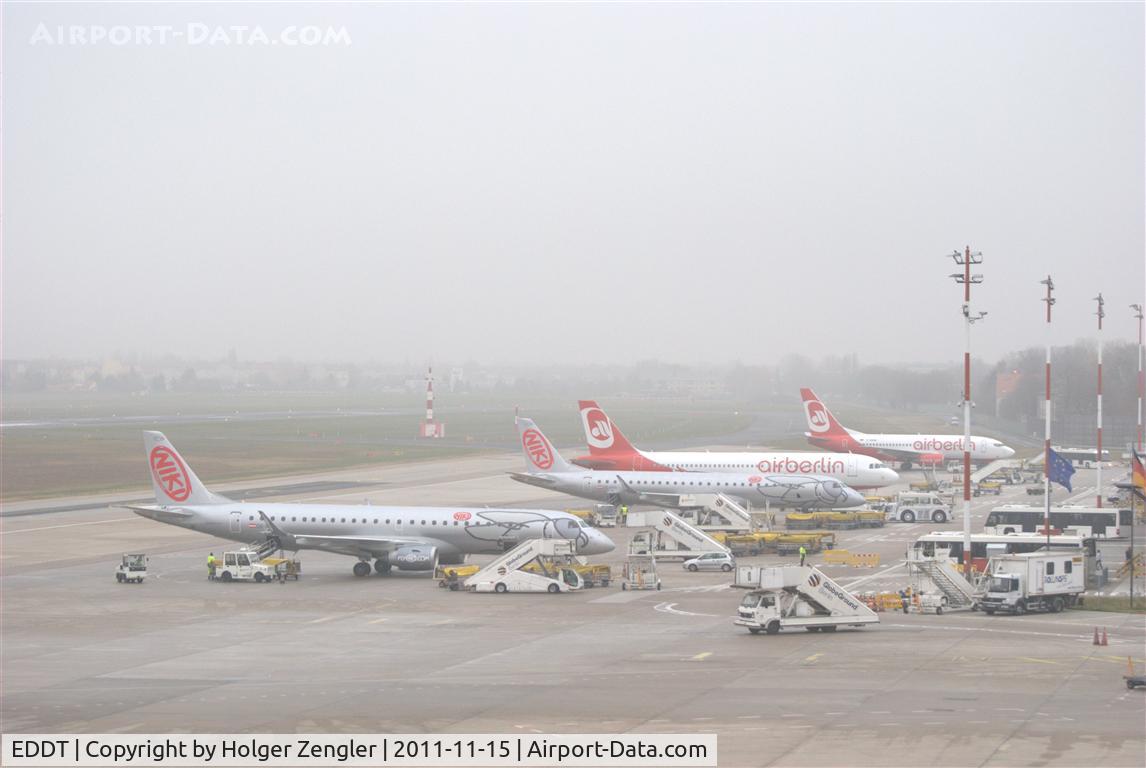 Tegel International Airport (closing in 2011), Berlin Germany (EDDT) - Four members of the new airberlin family.......