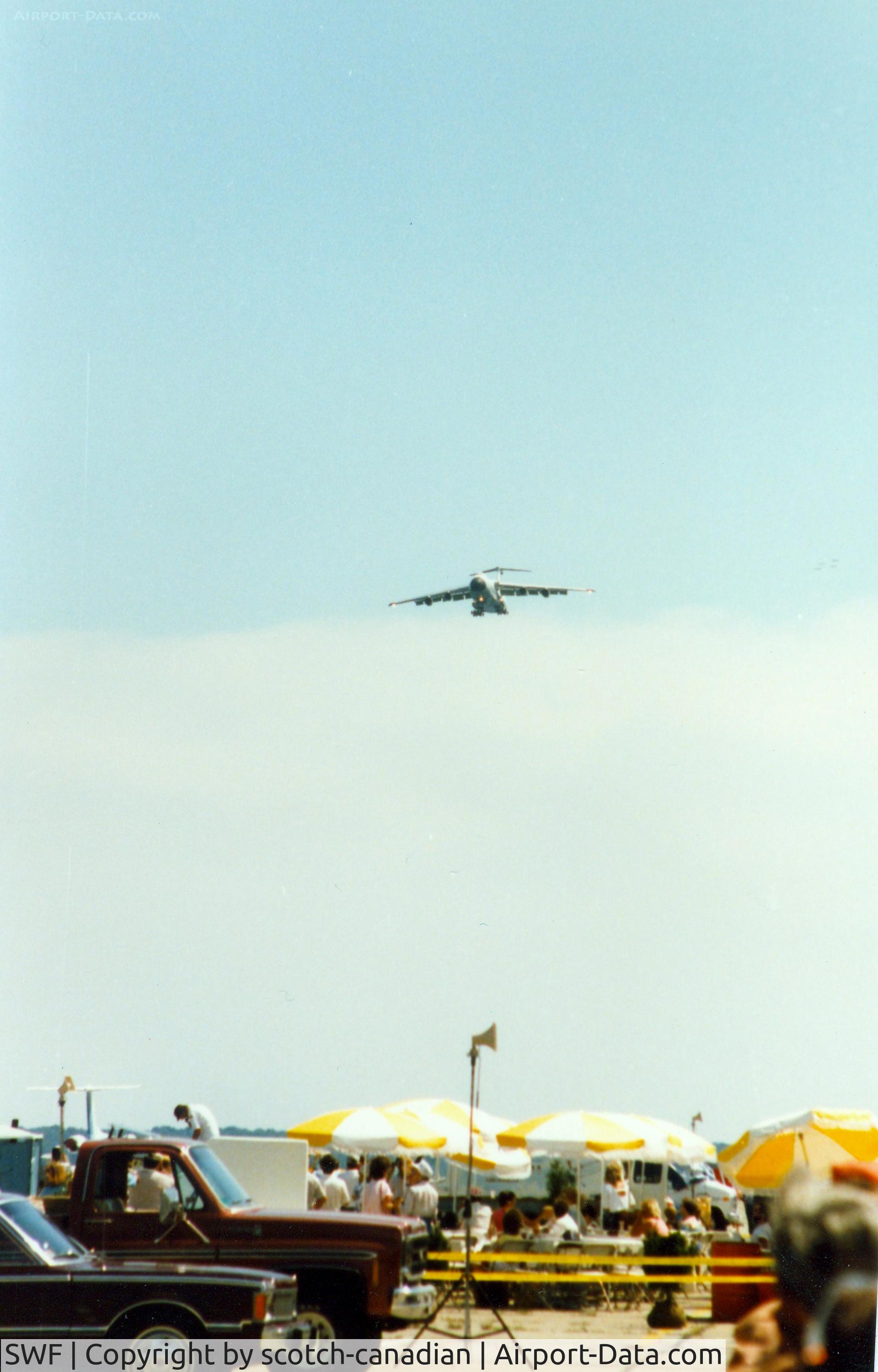 Stewart International Airport (SWF) - C-5A Galaxy at Stewart International Airport, Newburgh, NY - 1987