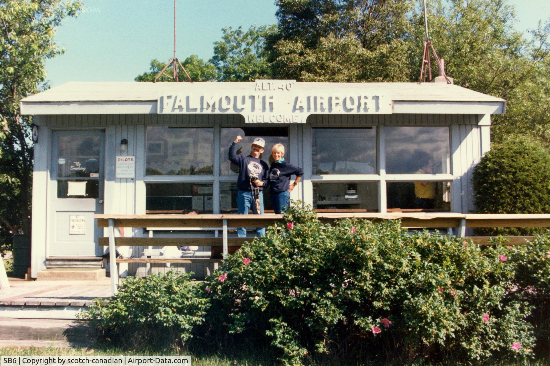 Falmouth Airpark Airport (5B6) - Falmouth Airpark Airport, Falmouth, MA - July 1986