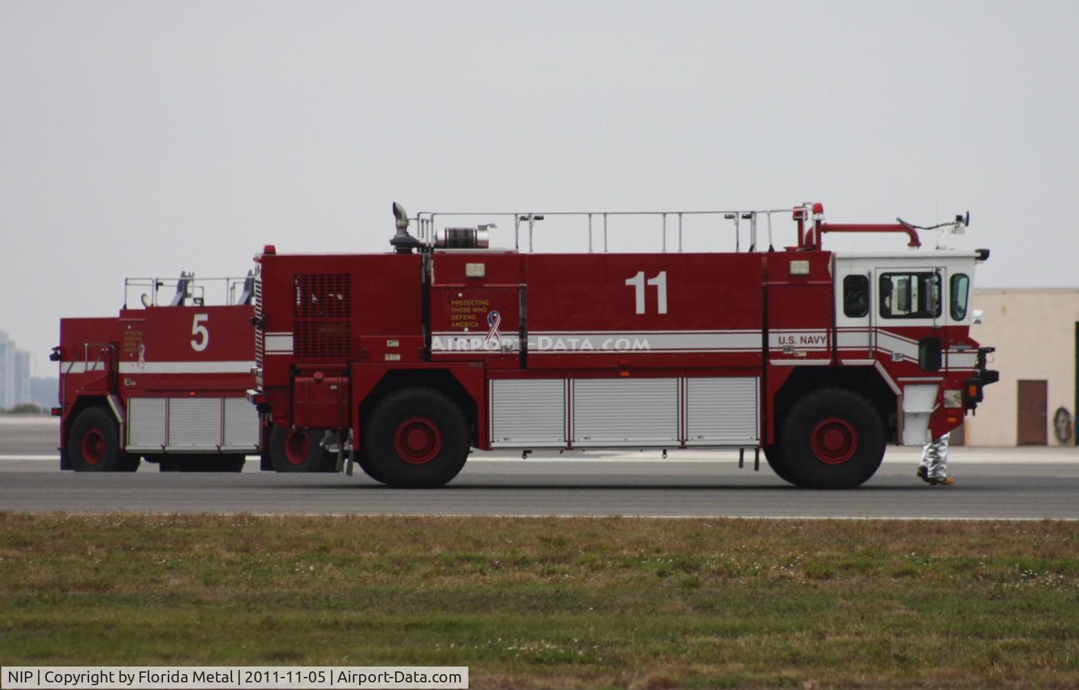 Jacksonville Nas (towers Fld) Airport (NIP) - firetrucks