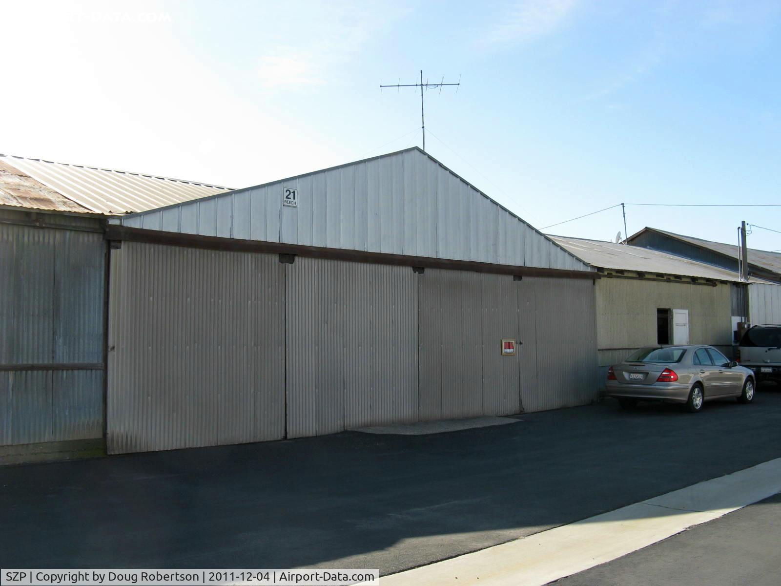 Santa Paula Airport (SZP) - 21 Beech Taxi-Hangar FOR SALE