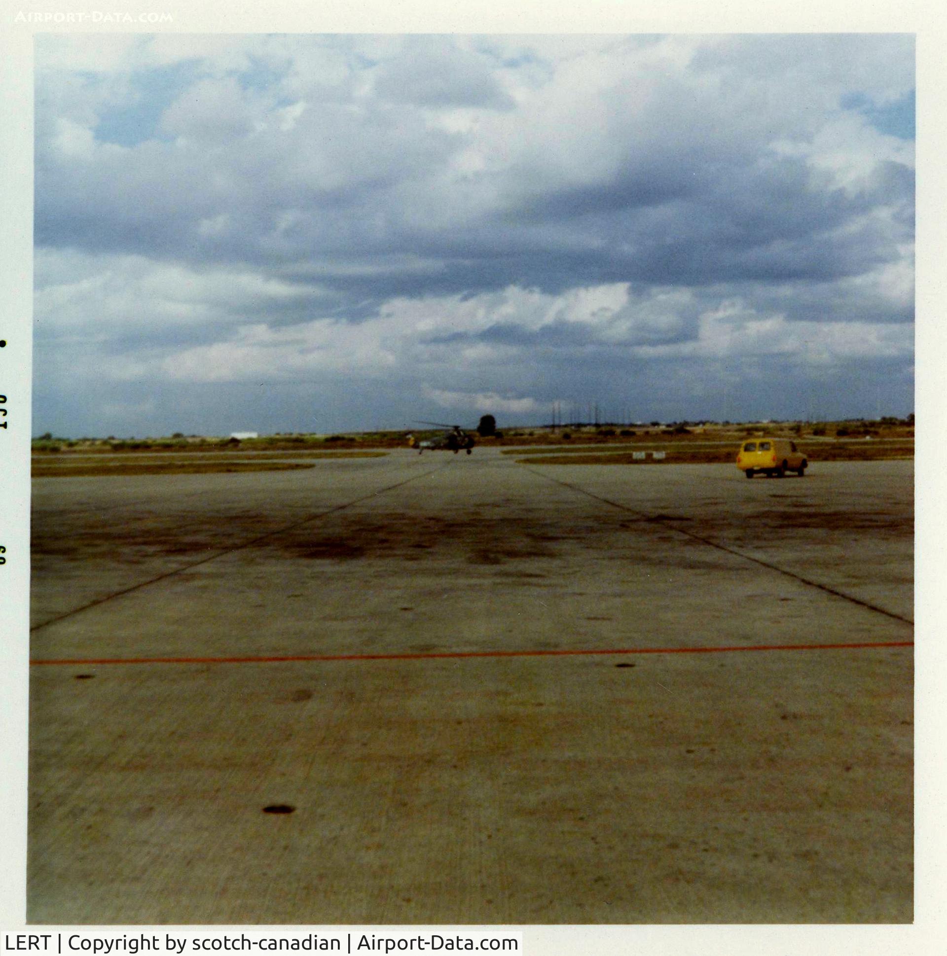 LERT Airport - Flight Line at Naval Air Station, Rota, Spain - 1969