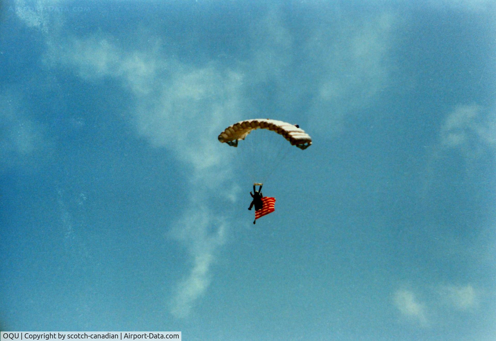 Quonset State Airport (OQU) - Opening of Airshow at Quonset State Airport, North Kingstown, RI - circa 1980's
