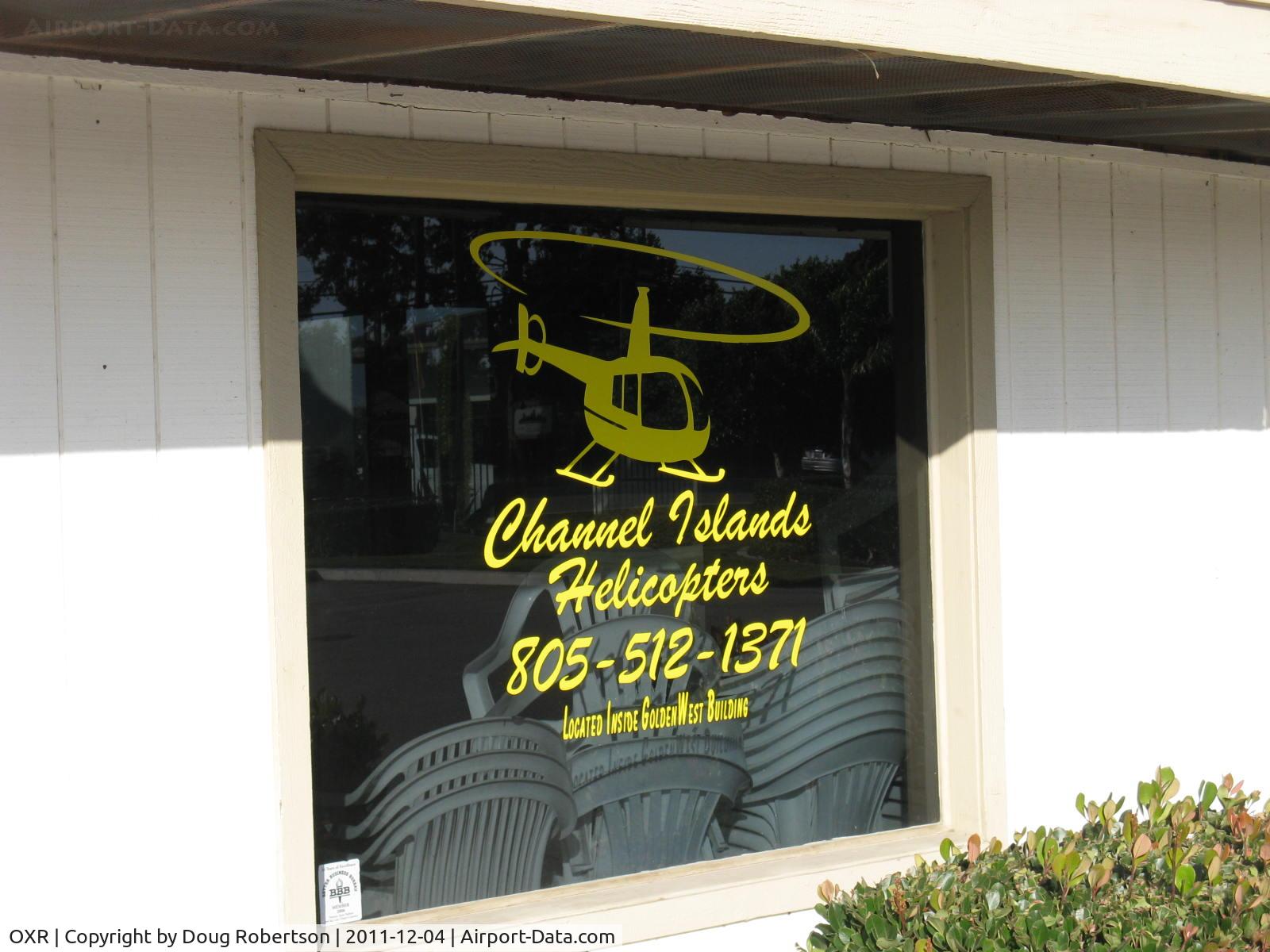Oxnard Airport (OXR) - Channel Islands Helicopters- scenic helicopter passenger flights