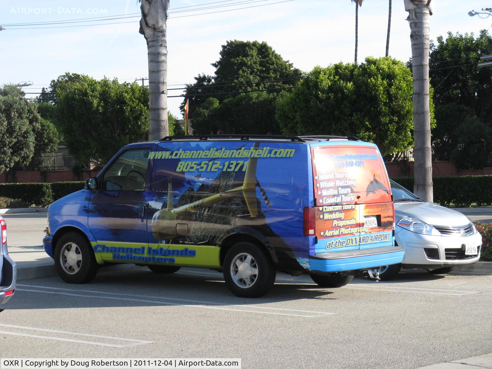 Oxnard Airport (OXR) - Channel Islands Helicopters-scenic helicopter passenger flights-advertising vehicle