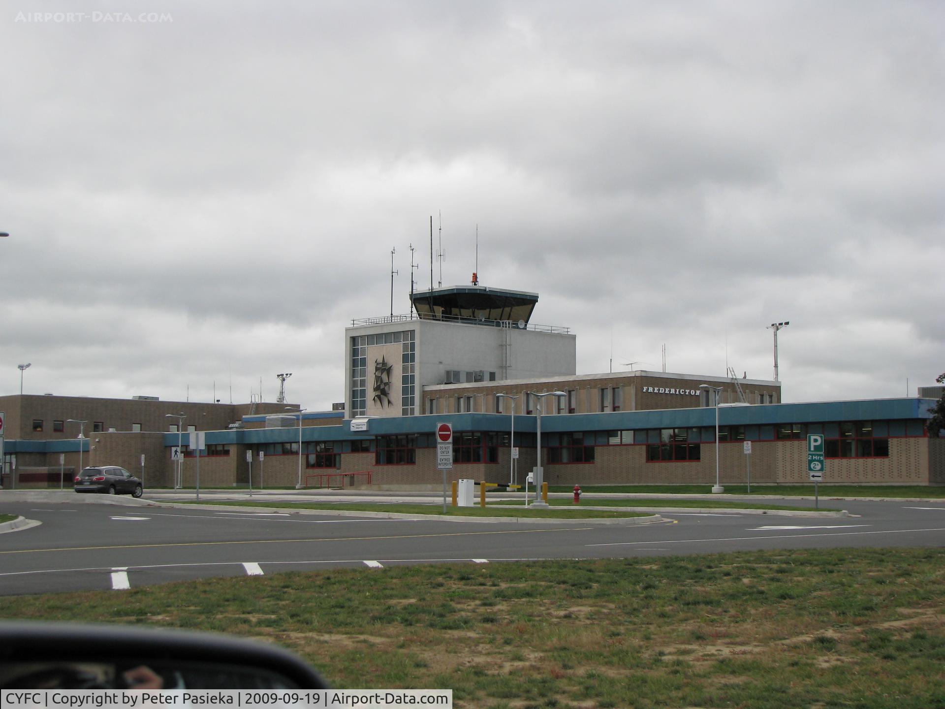 Greater Fredericton Airport (Fredericton International Airport), Fredericton, New Brunswick Canada (CYFC) - control tower of the Fredericton Airport