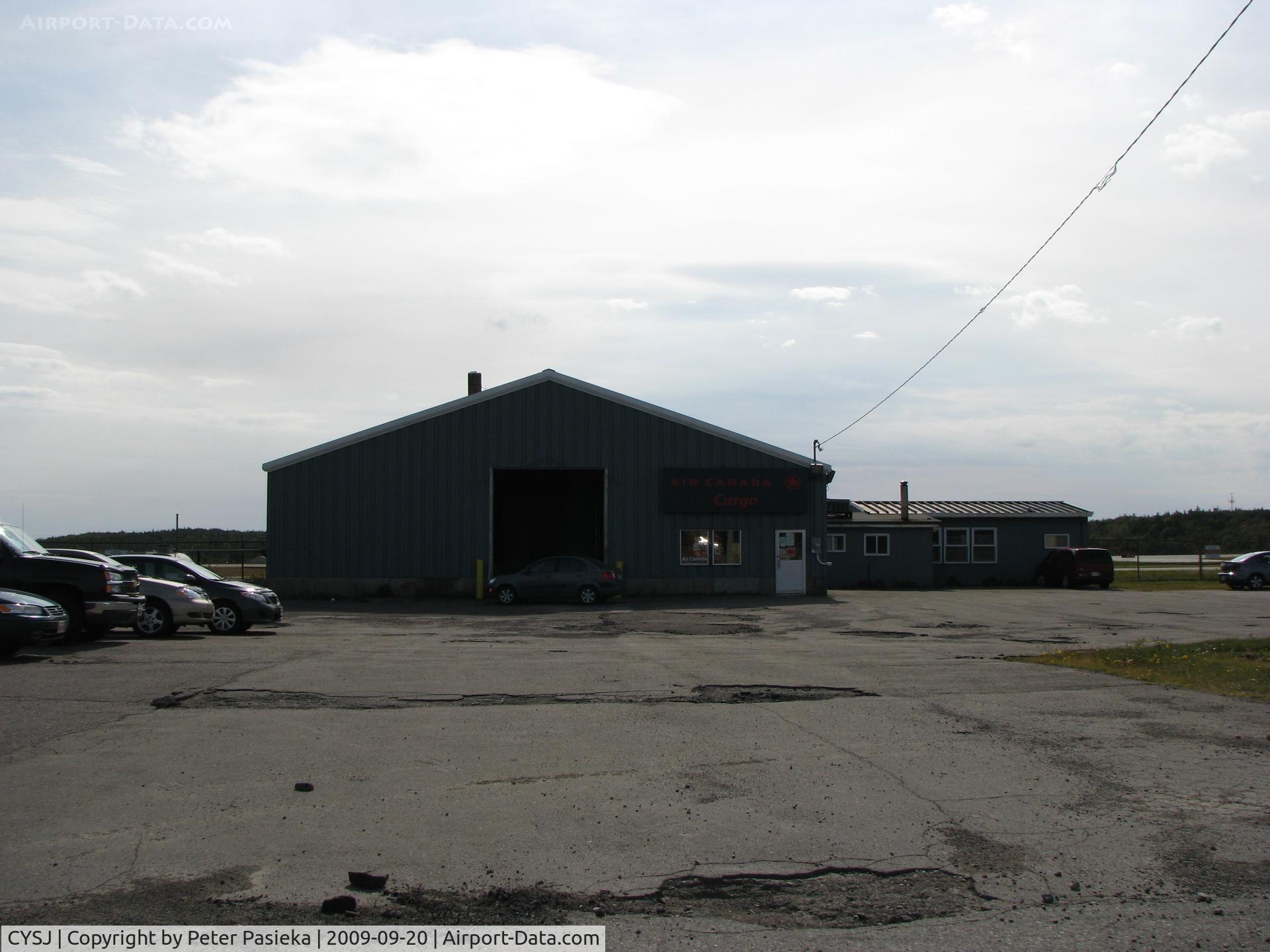 Saint John Airport, Saint John, New Brunswick Canada (CYSJ) - Air Canada Cargo building
