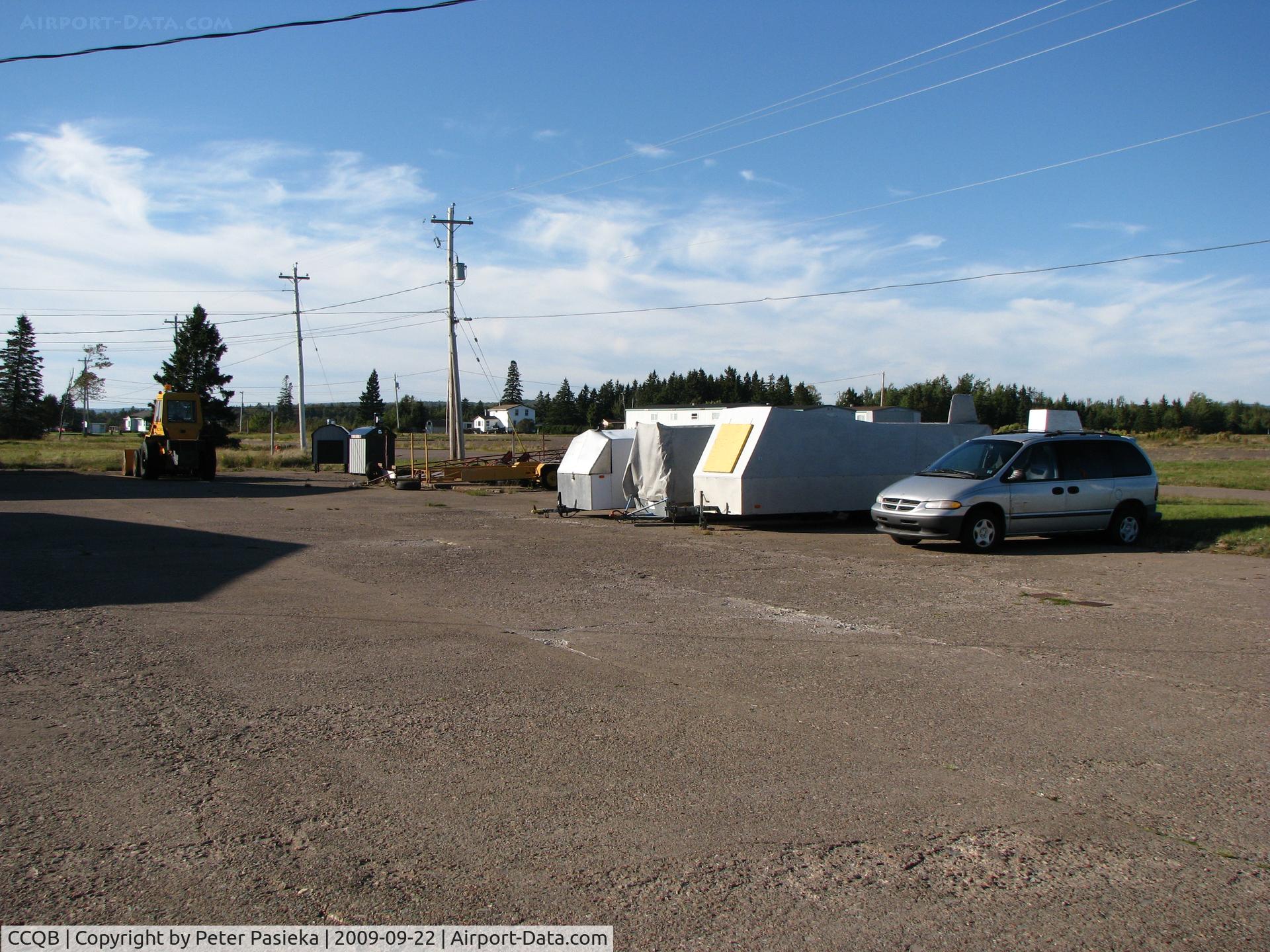 CCQB Airport - Gliders packed away wait for another day at the Debert Airport