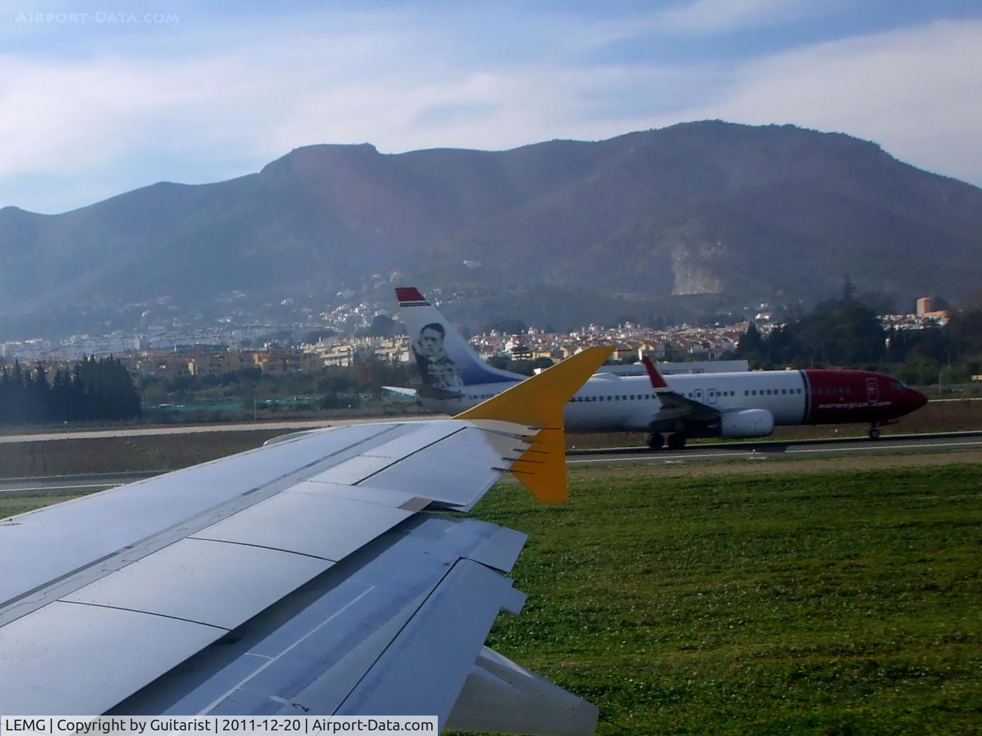 Málaga Airport, Málaga Spain (LEMG) - Pushed back and ready to go
