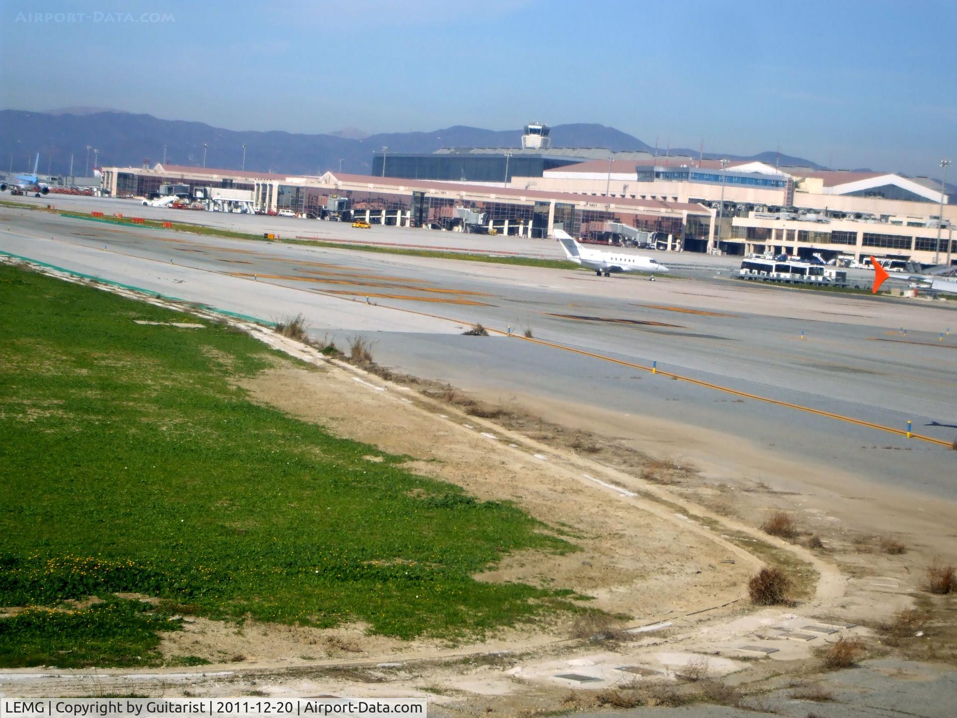 Málaga Airport, Málaga Spain (LEMG) - Lining up on 31 at AGP