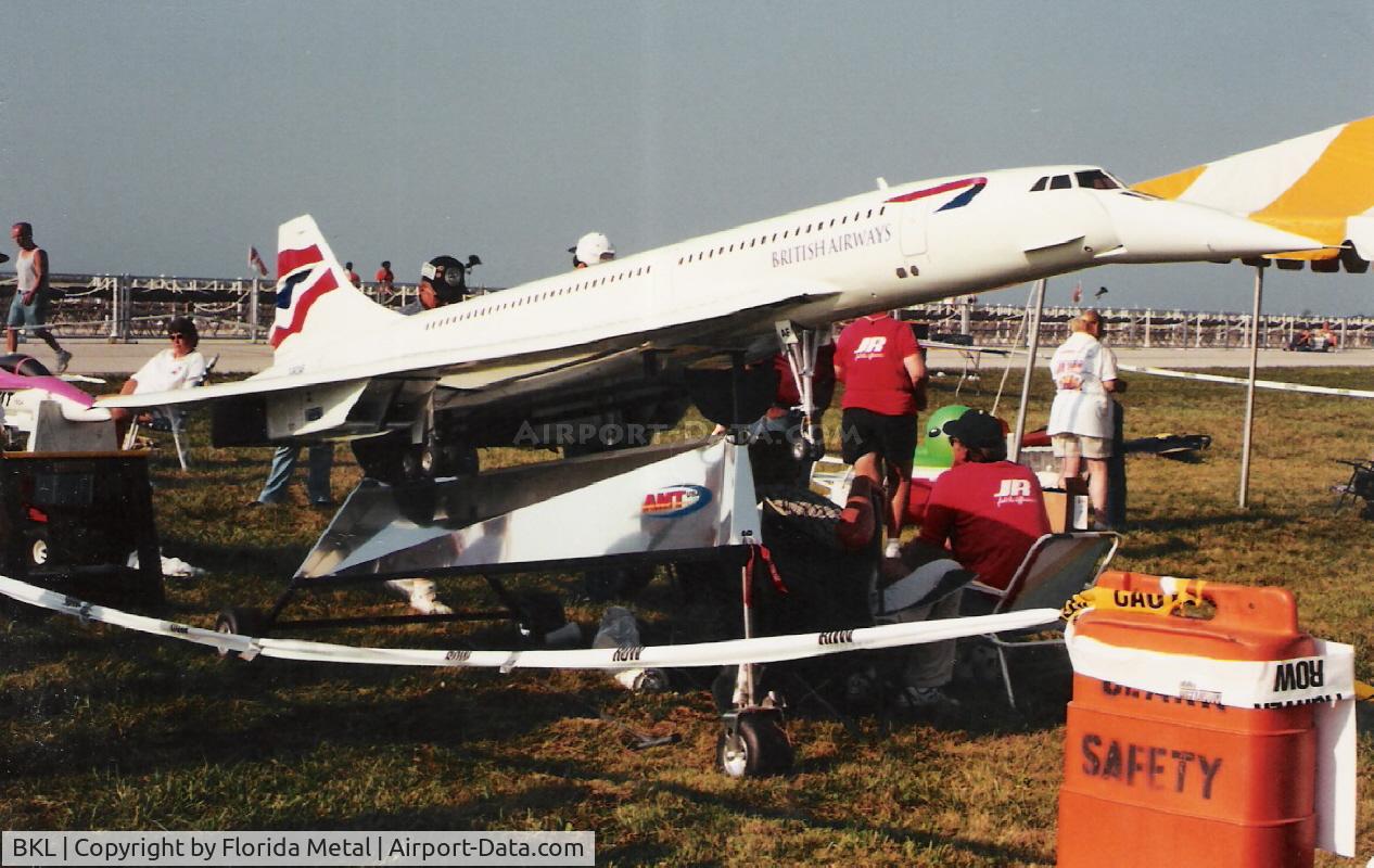 Burke Lakefront Airport (BKL) - Remote control Concorde