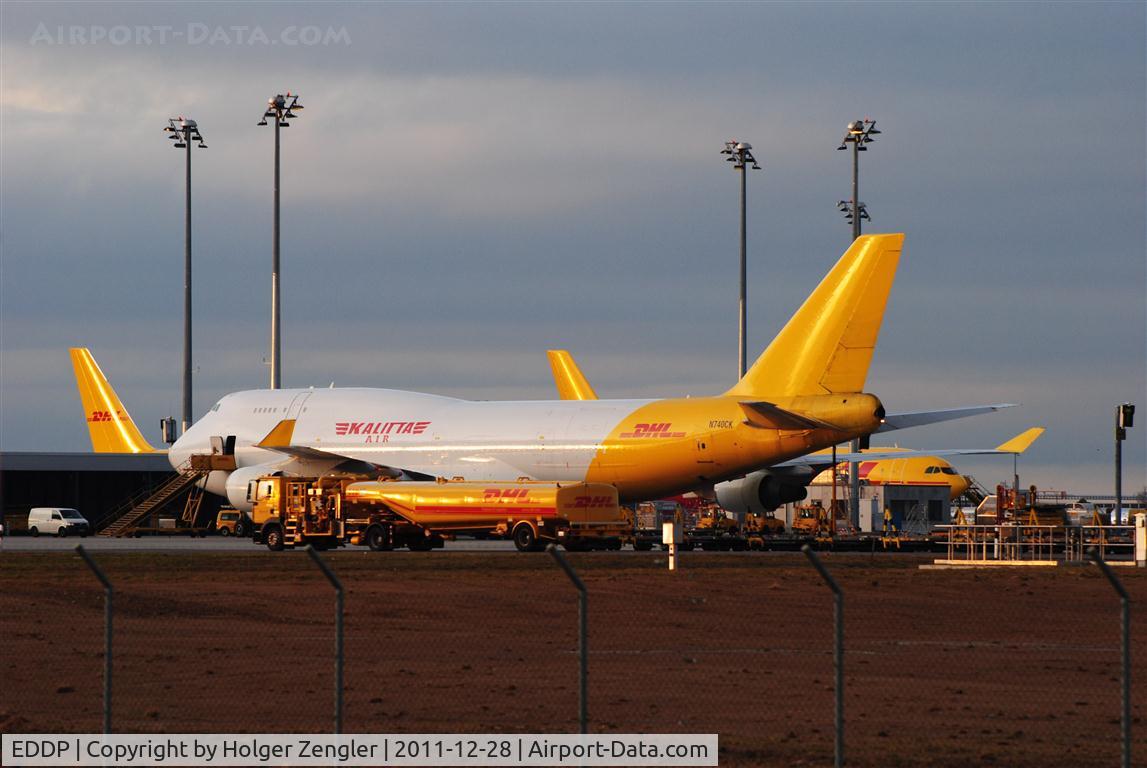 Leipzig/Halle Airport, Leipzig/Halle Germany (EDDP) - Business as usual on big birds apron on DHL Air Hub