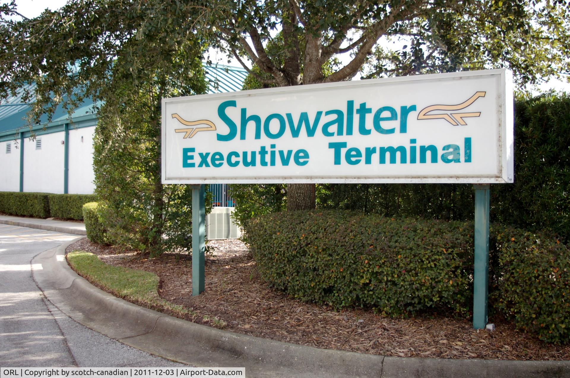 Executive Airport (ORL) - Sign at Showalter Executive Terminal, Executive Airport, Orlando, FL