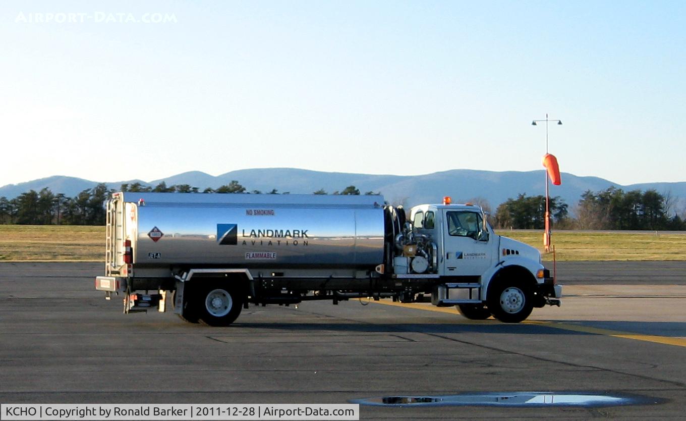 Charlottesville-albemarle Airport (CHO) - Landmark aviation fuel truck