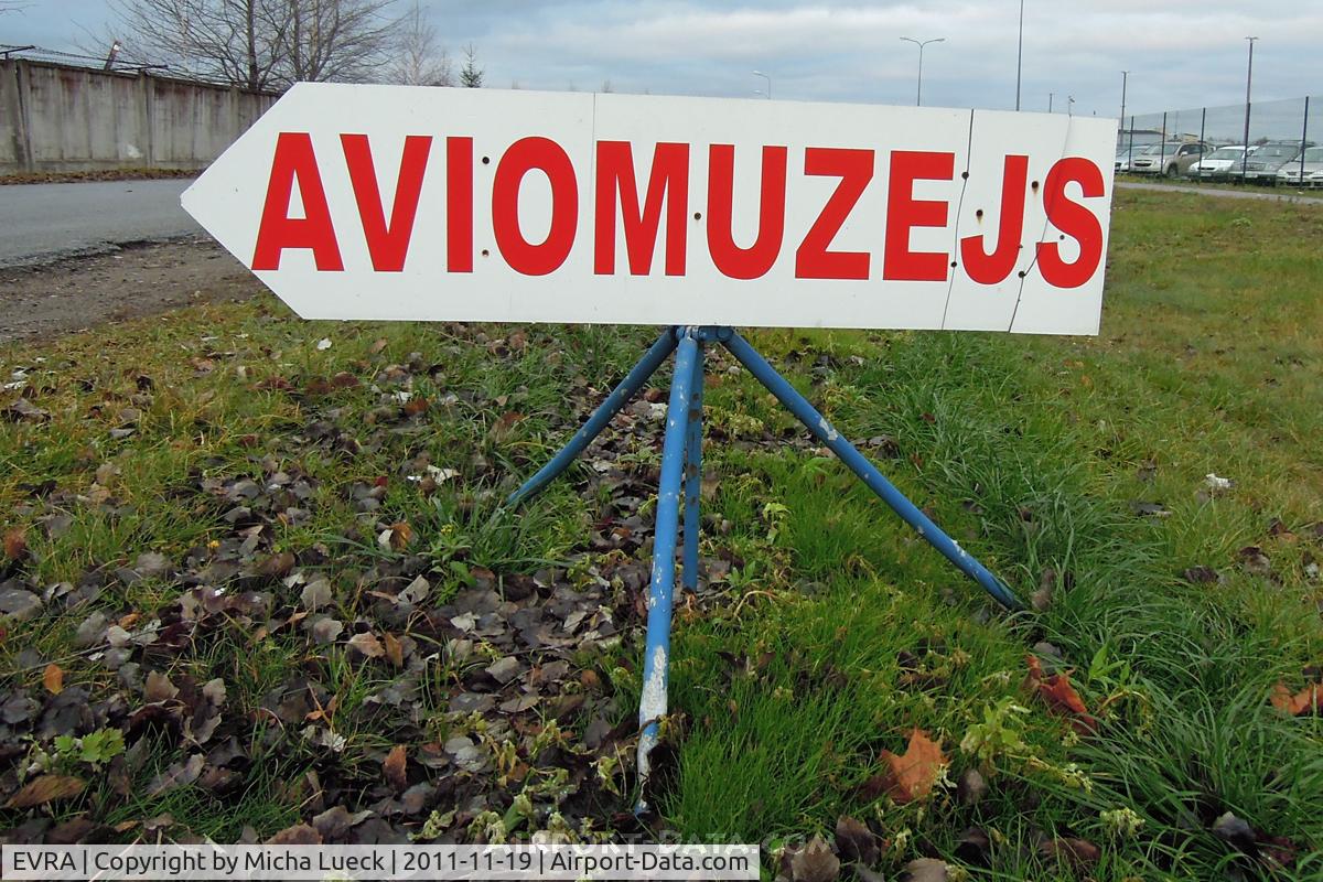 R?ga International Airport, R?ga Latvia (EVRA) - At the Aviomuzejs, Riga