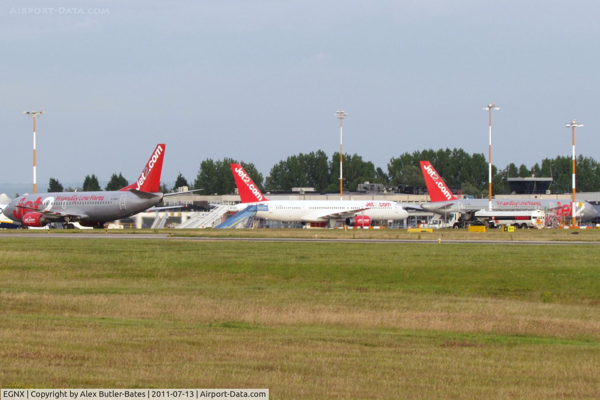 Nottingham East Midlands Airport, East Midlands, England United Kingdom (EGNX) -           