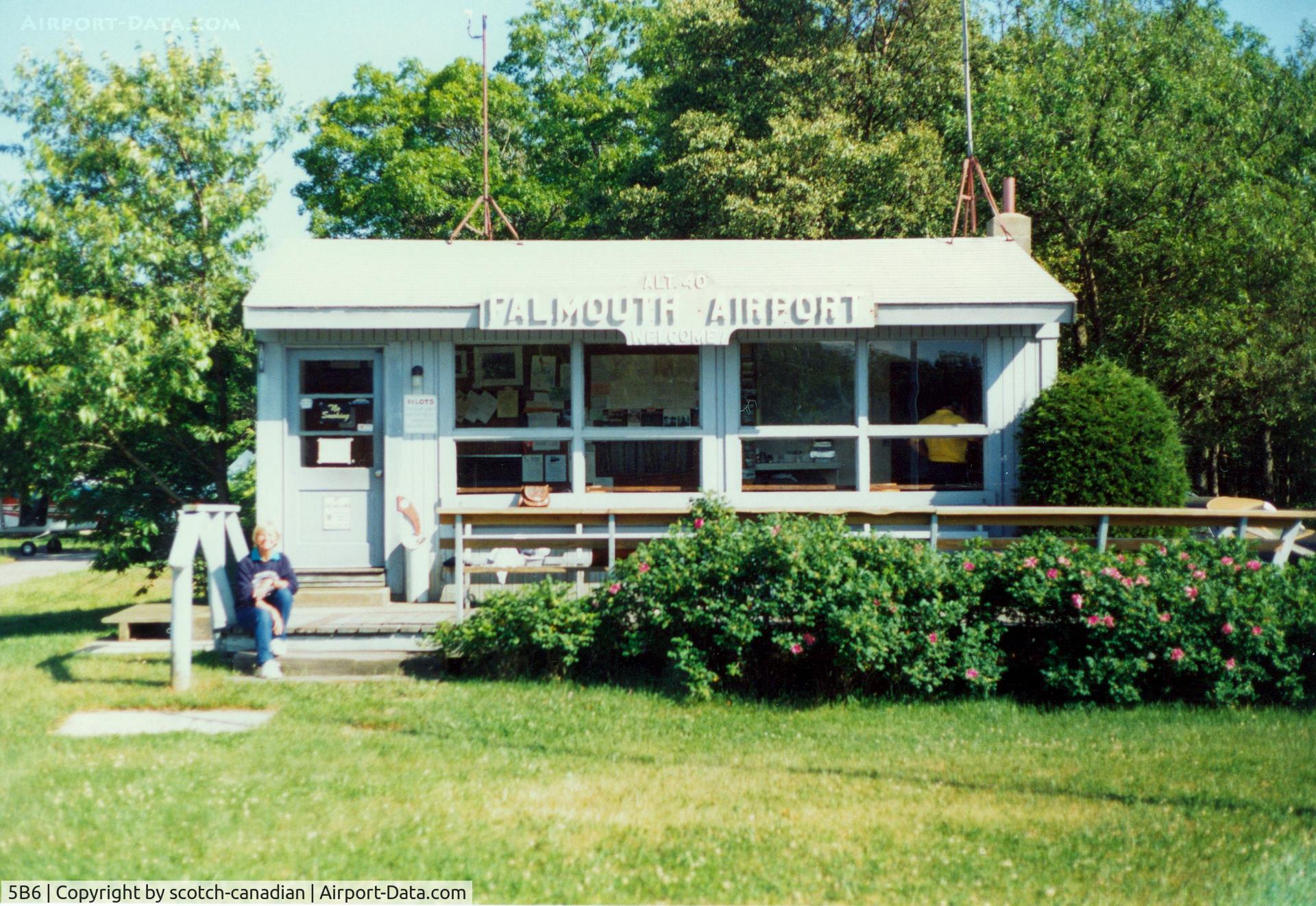 Falmouth Airpark Airport (5B6) - Falmouth Airport, Falmouth, MA - July 1986