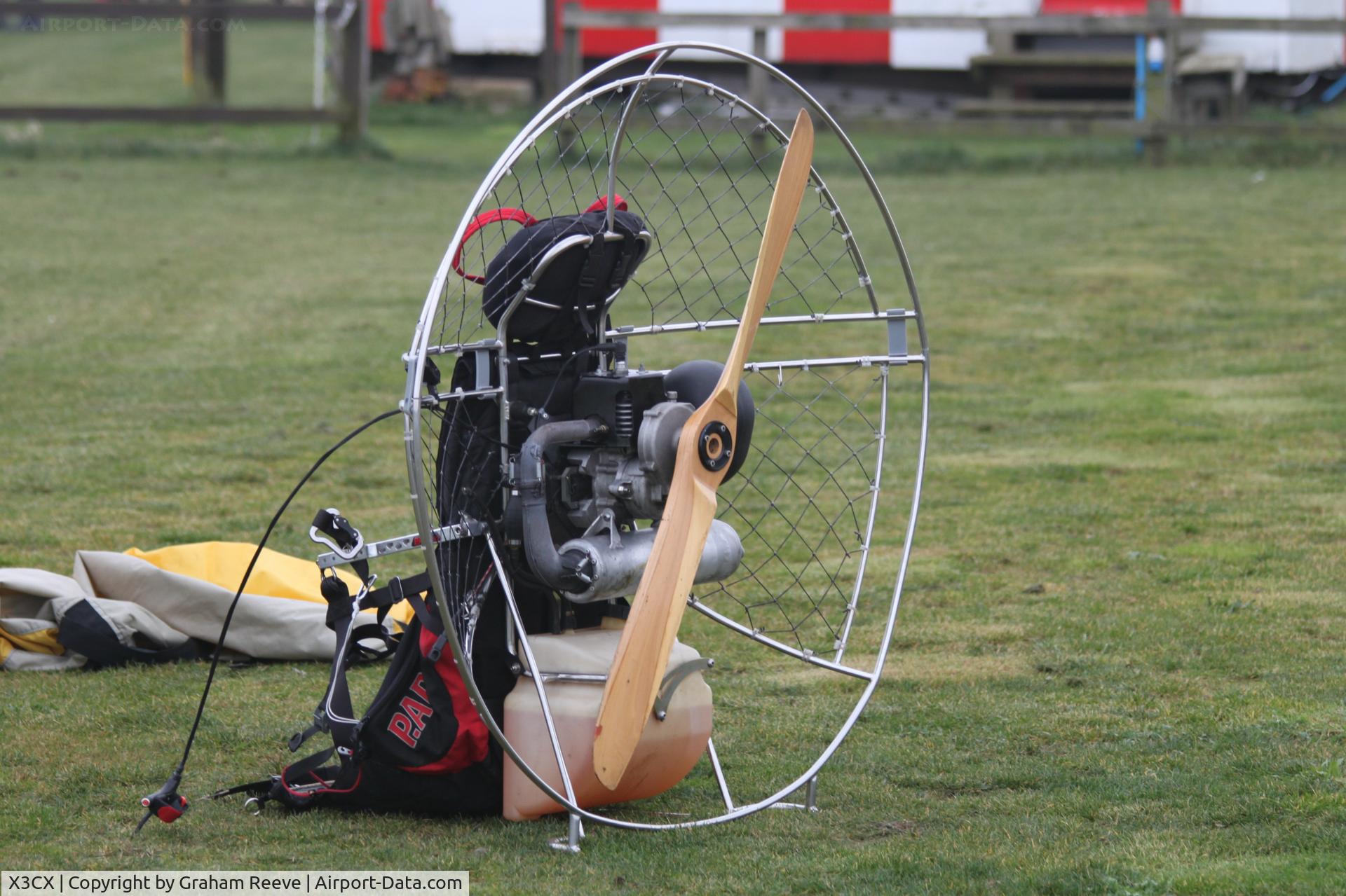 X3CX Airport - Power unit for powered parachute seen at Northrepps.