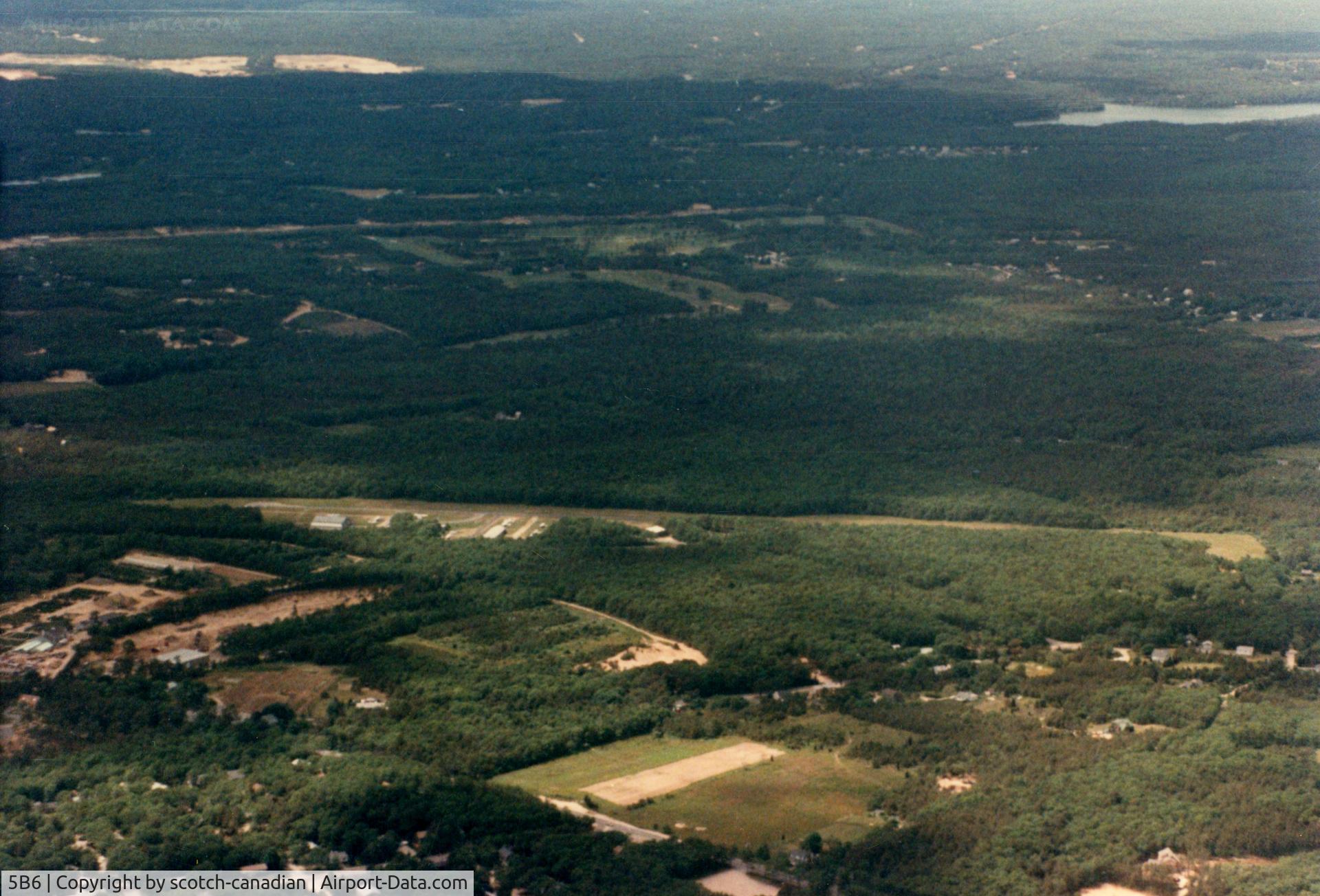 Falmouth Airpark Airport (5B6) - Falmouth Airport, Falmouth, MA - July 1986