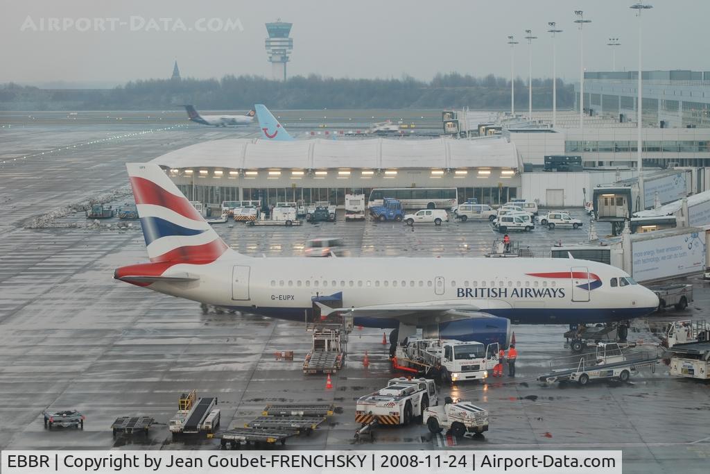 Brussels Airport, Brussels / Zaventem   Belgium (EBBR) - bad weather....