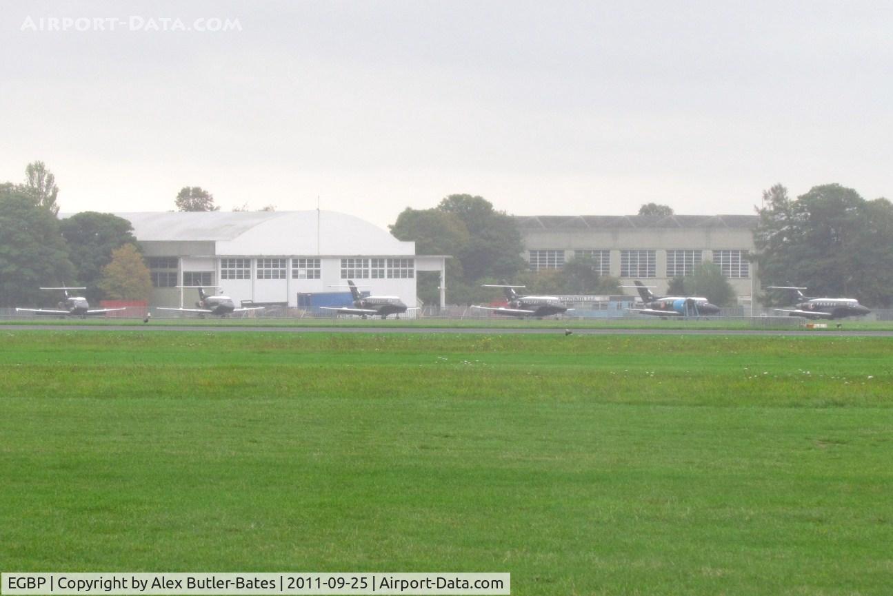 Kemble Airport, Kemble, England United Kingdom (EGBP) - The 6 ex-RAF dominees stored on the other side of the airfield