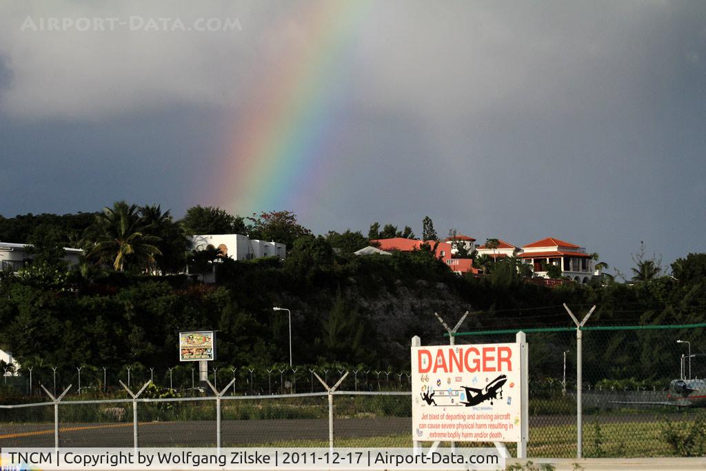 Princess Juliana International Airport, Philipsburg, Sint Maarten Netherlands Antilles (TNCM) - After the rain