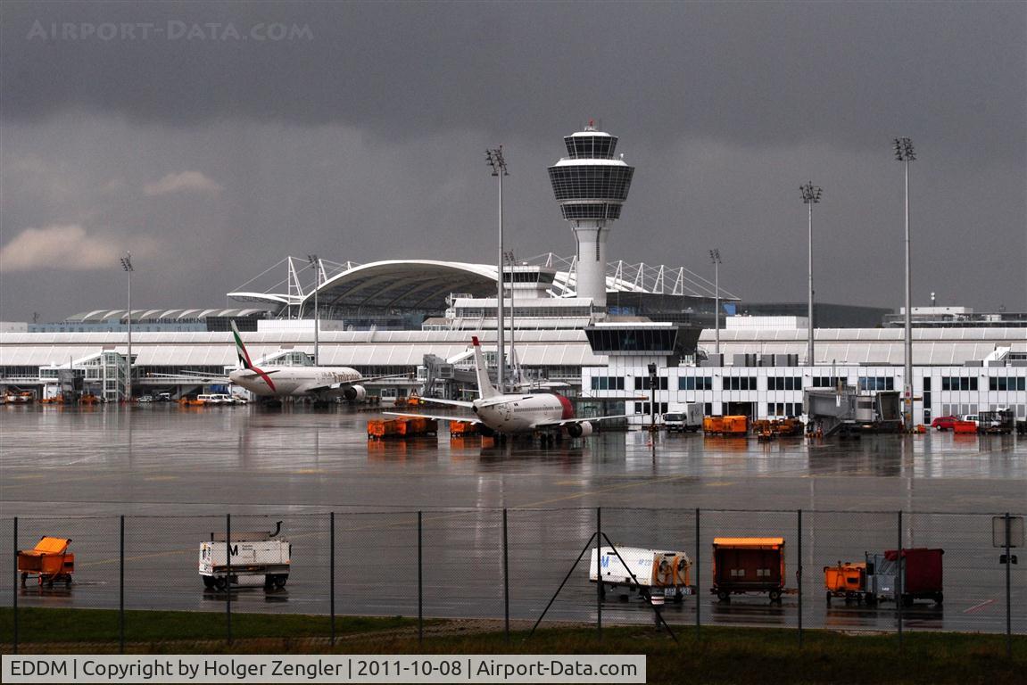Munich International Airport (Franz Josef Strauß International Airport), Munich Germany (EDDM) - View to Terminal 1.....