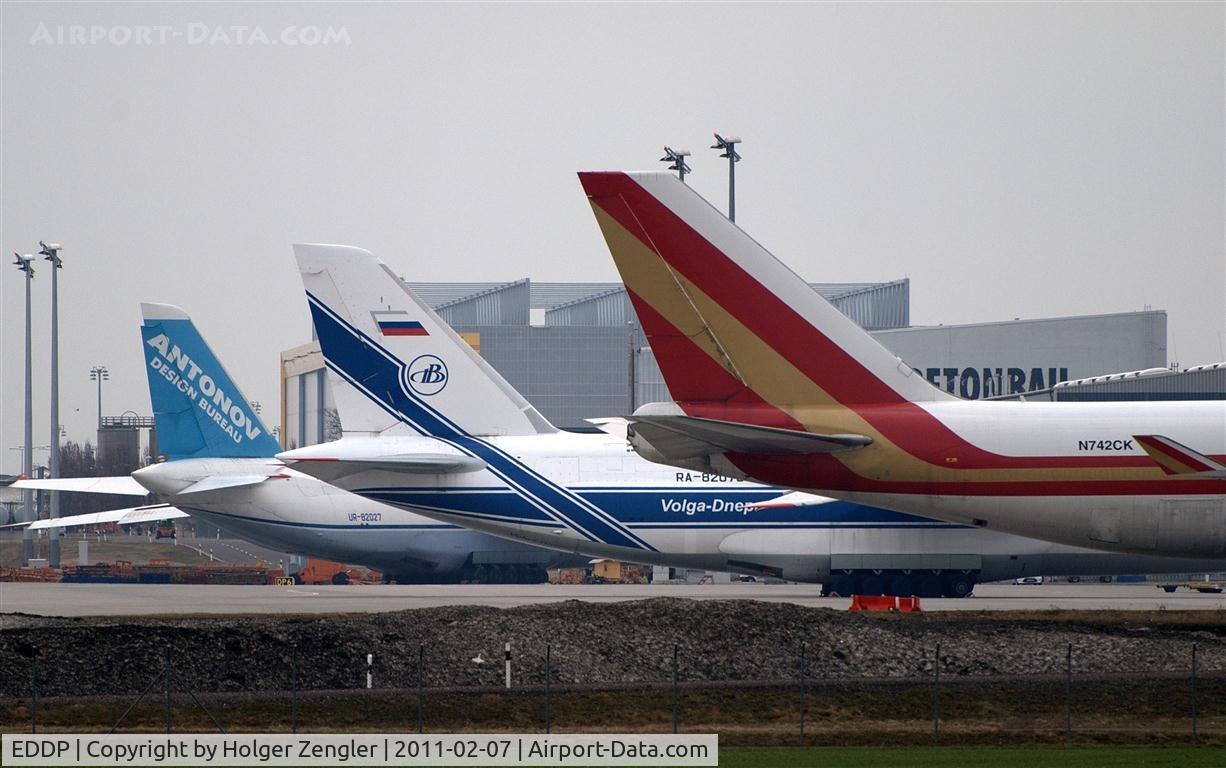 Leipzig/Halle Airport, Leipzig/Halle Germany (EDDP) - Big tails parade at World Cargo Center Leipzig.