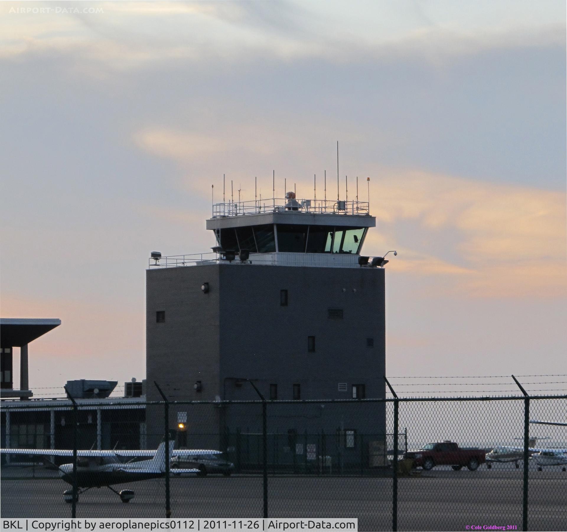 Burke Lakefront Airport (BKL) - Shot at sundown