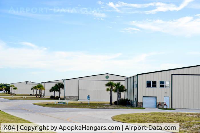 Orlando Apopka Airport (X04) - Looking down main taxiway at X04.