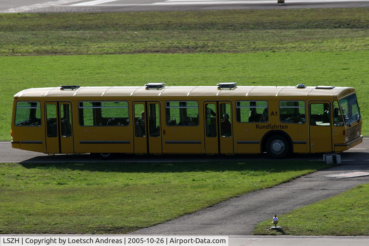 Zurich International Airport, Zurich Switzerland (LSZH) - Visitors tour bus