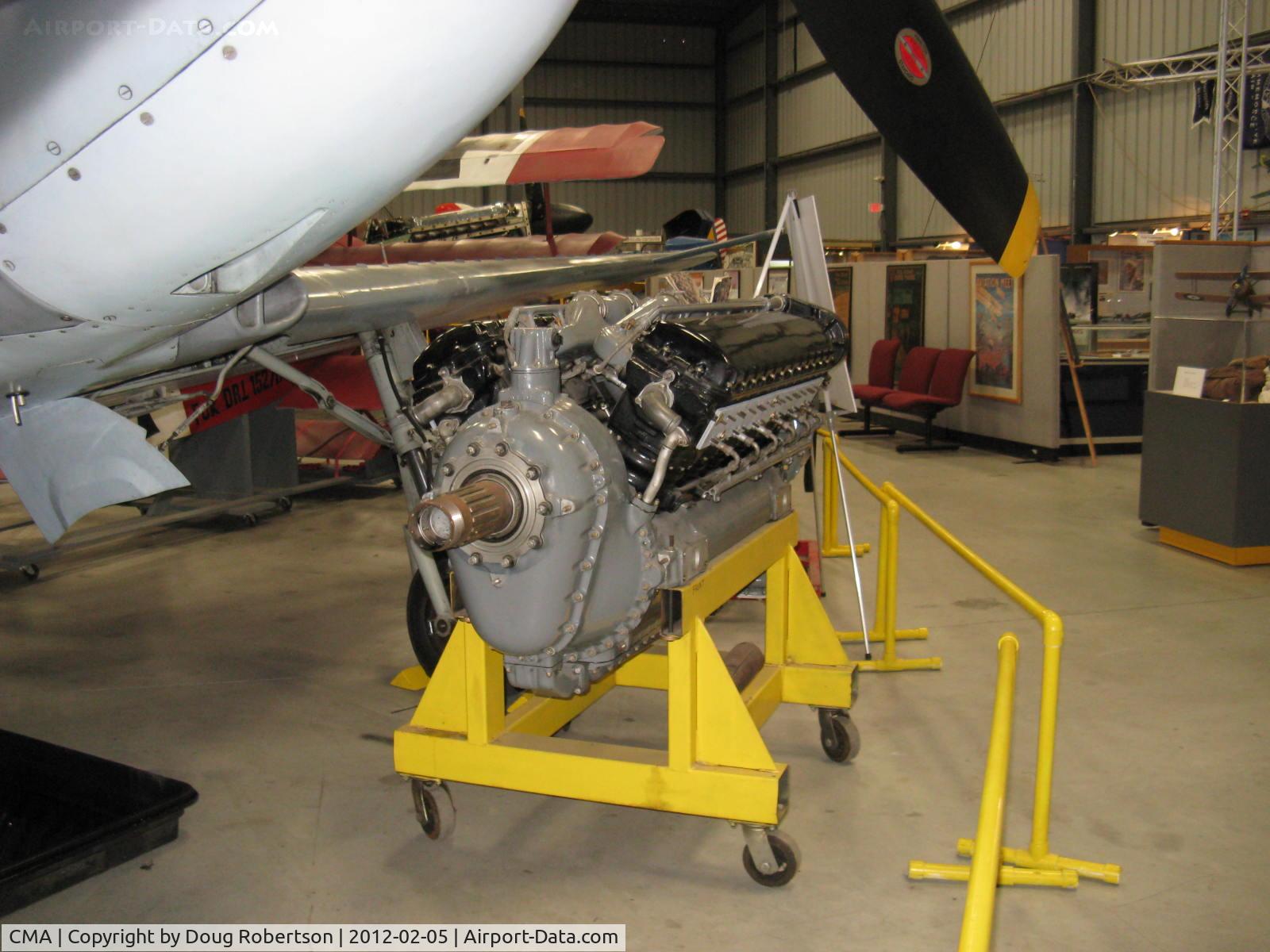 Camarillo Airport (CMA) - Allison V-1710 engine with integral PSRU. At CAF Museum.