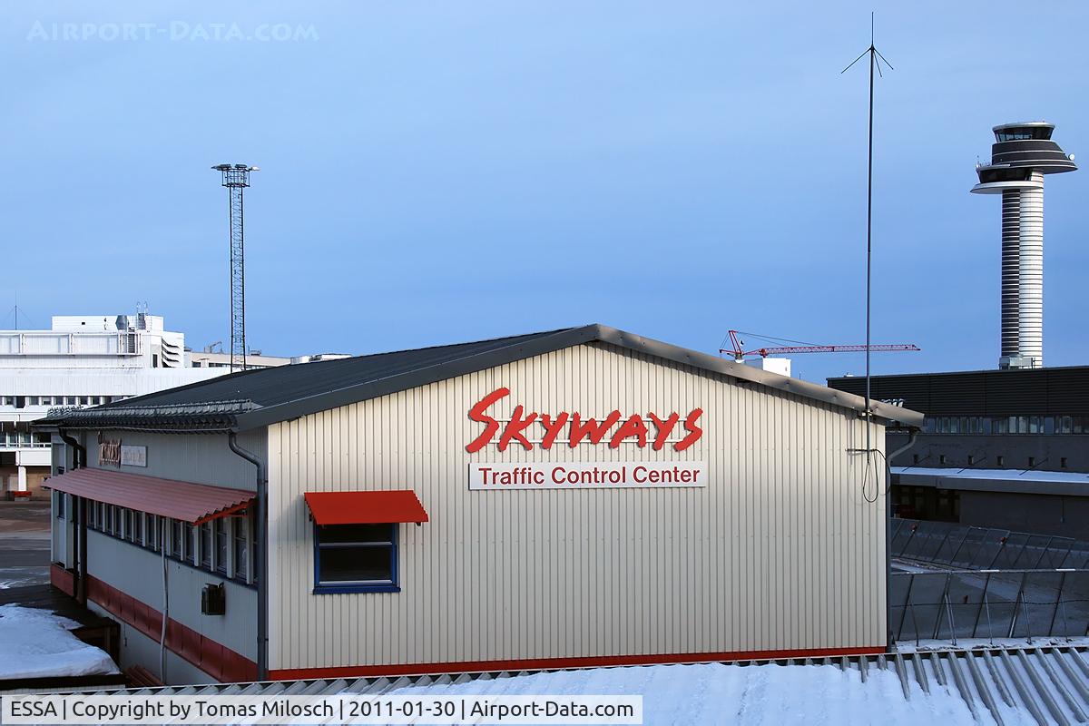 Stockholm-Arlanda Airport, Stockholm Sweden (ESSA) - Skyways Traffic Control Center