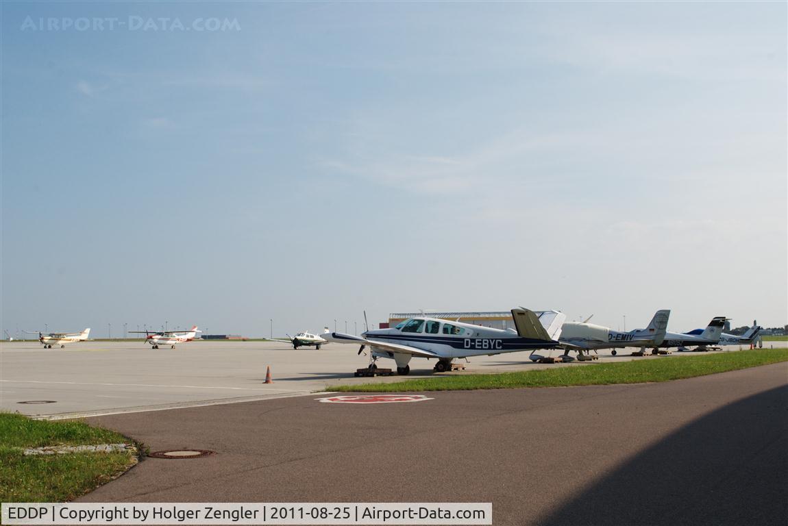 Leipzig/Halle Airport, Leipzig/Halle Germany (EDDP) - View to a GAT that you´ll not see such crowded every day....