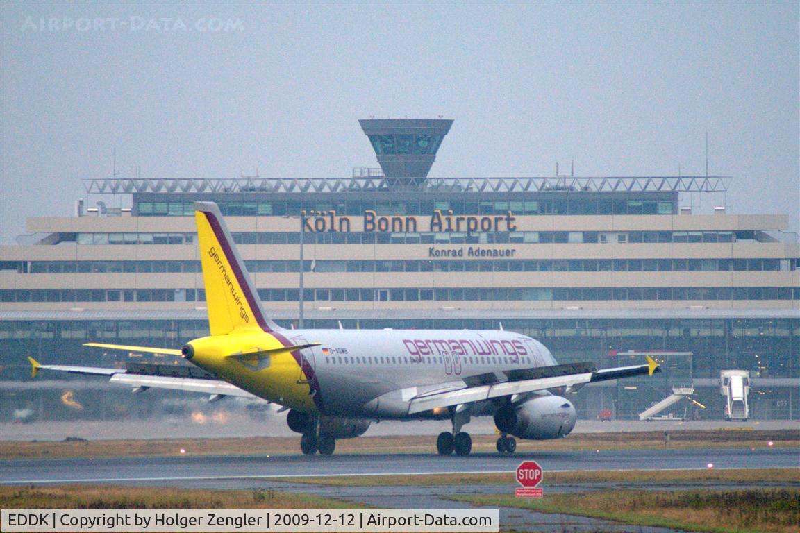 Cologne Bonn Airport, Cologne/Bonn Germany (EDDK) - Departure on rwy 32R in front of CGN main building.