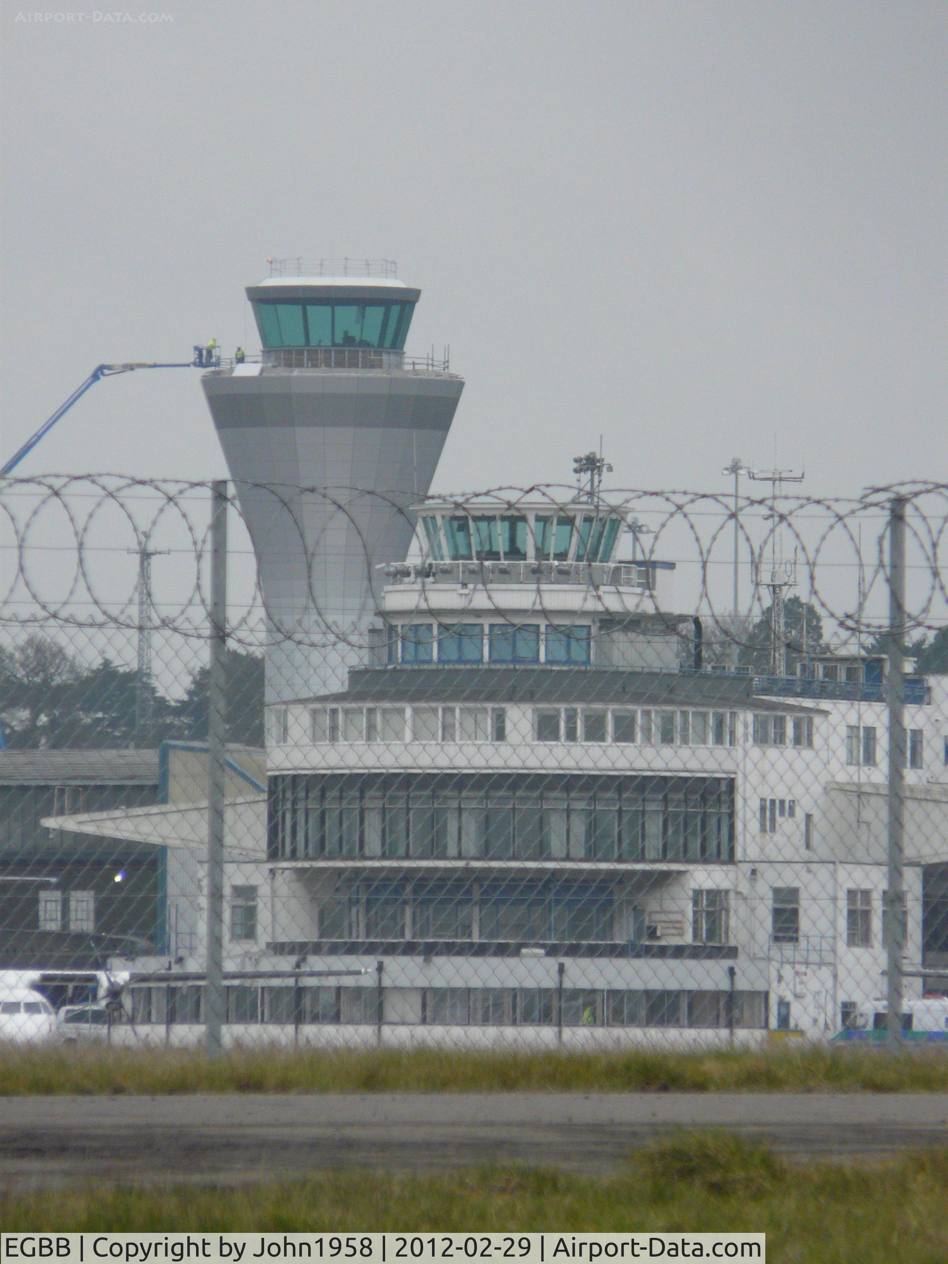 Birmingham International Airport, Birmingham, England United Kingdom (EGBB) - New tower at BHX nearly finished, won't be in use intil 2013.