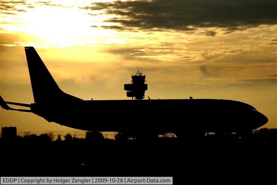 Leipzig/Halle Airport, Leipzig/Halle Germany (EDDP) - Evening mood at LEJ airport.