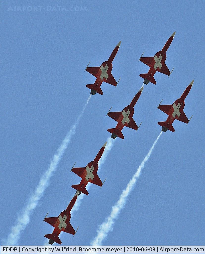 Berlin Brandenburg International Airport, Berlin Germany (EDDB) - Patrouille Suisse at ILA 2010 Berlin